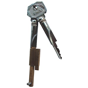 DETEKTIVLÅS KEYMAN KLZ 38